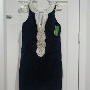 NWT Lilly Pulitzer Navy Dress 6
